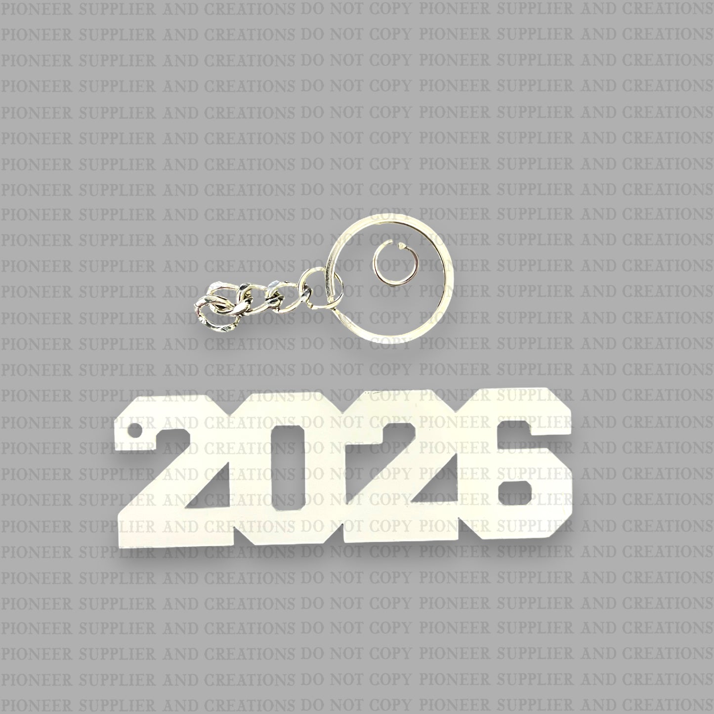 2026 Shaped Keychain Sublimation Blank
