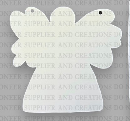 Miscarriage Memorial Angel Ornament & Transfer Option Sublimation Blank | Exclusive Blushing Cotton
