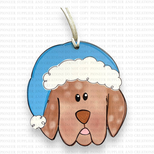 Christmas Puppy Sublimation Blank | Exclusive Pixel Pops