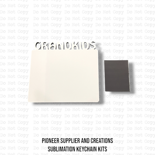 Grandkids Magnet Sublimation Blank