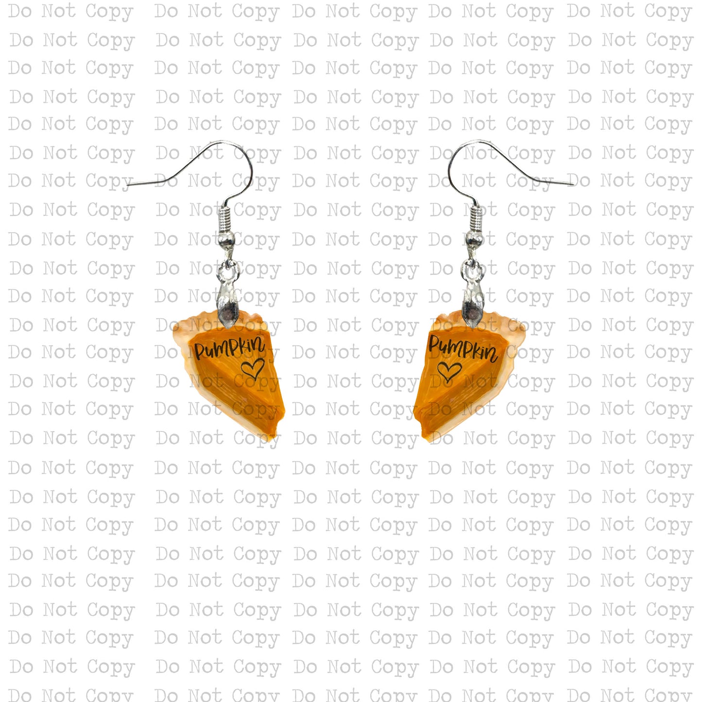 Pumpkin Pie Earring Sublimation Blank Kit
