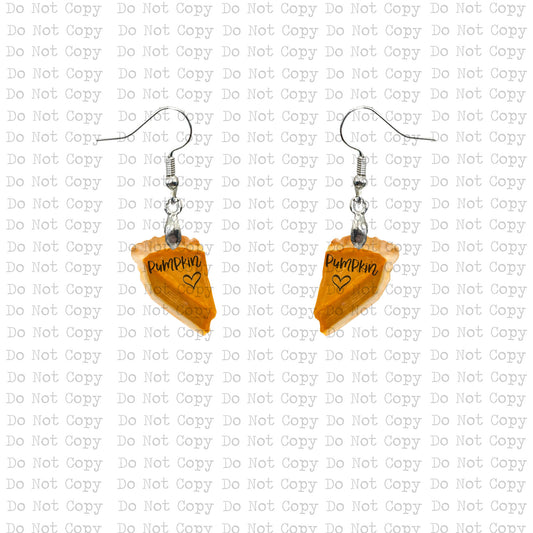 Pumpkin Pie Earring Sublimation Blank Kit