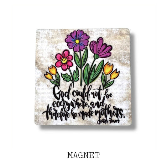 God Made Mothers Magnet Sublimation Blank Kit | AAS