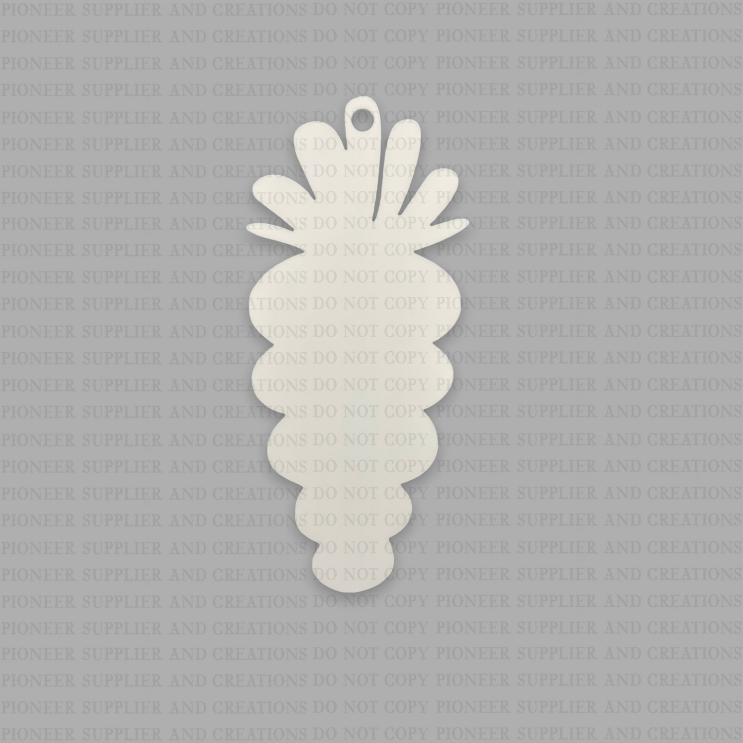 Carrot Shaped Ornament Sublimation Blanks