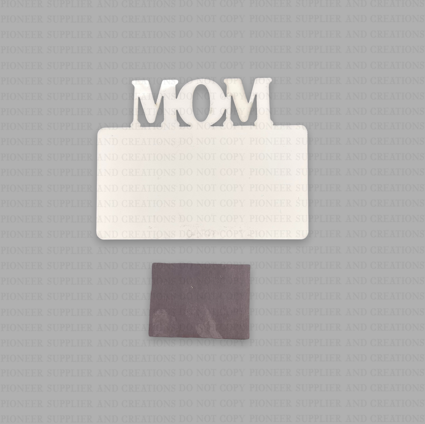 Mom Sublimation Fridge Magnet Blank