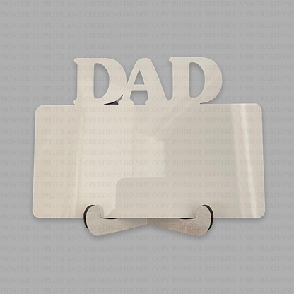 Dad Sublimation Photo Panel with Stand