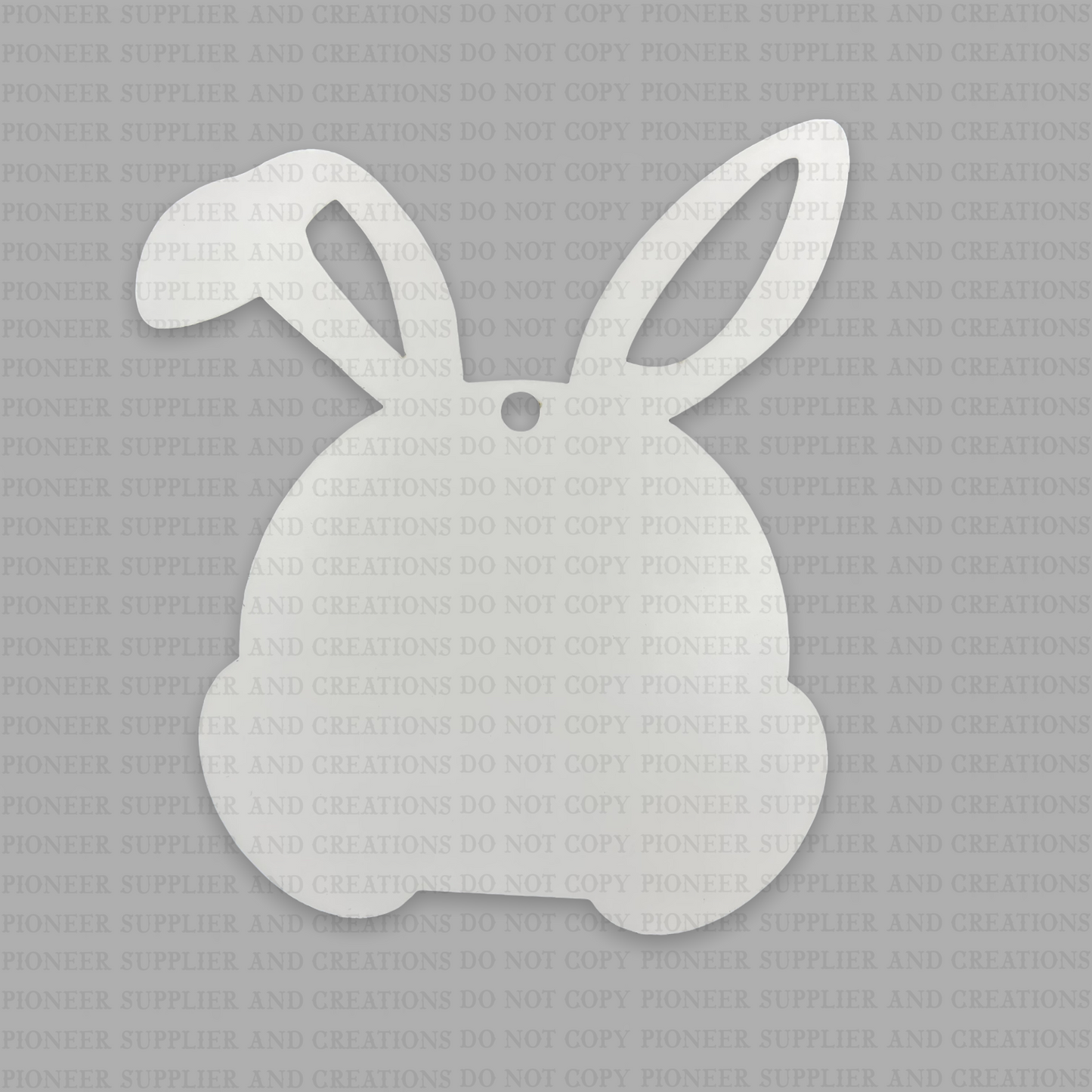Floppy Ear Bunny Shaped Sublimation Blanks