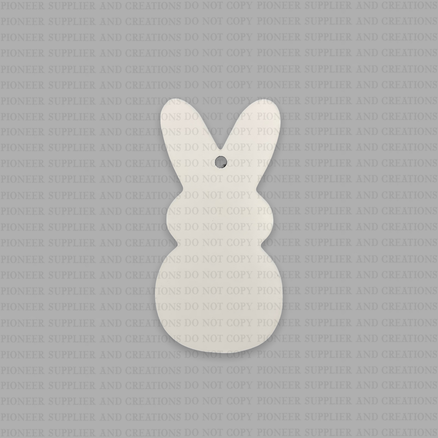 Bunny Shaped Tag Sublimation Blanks
