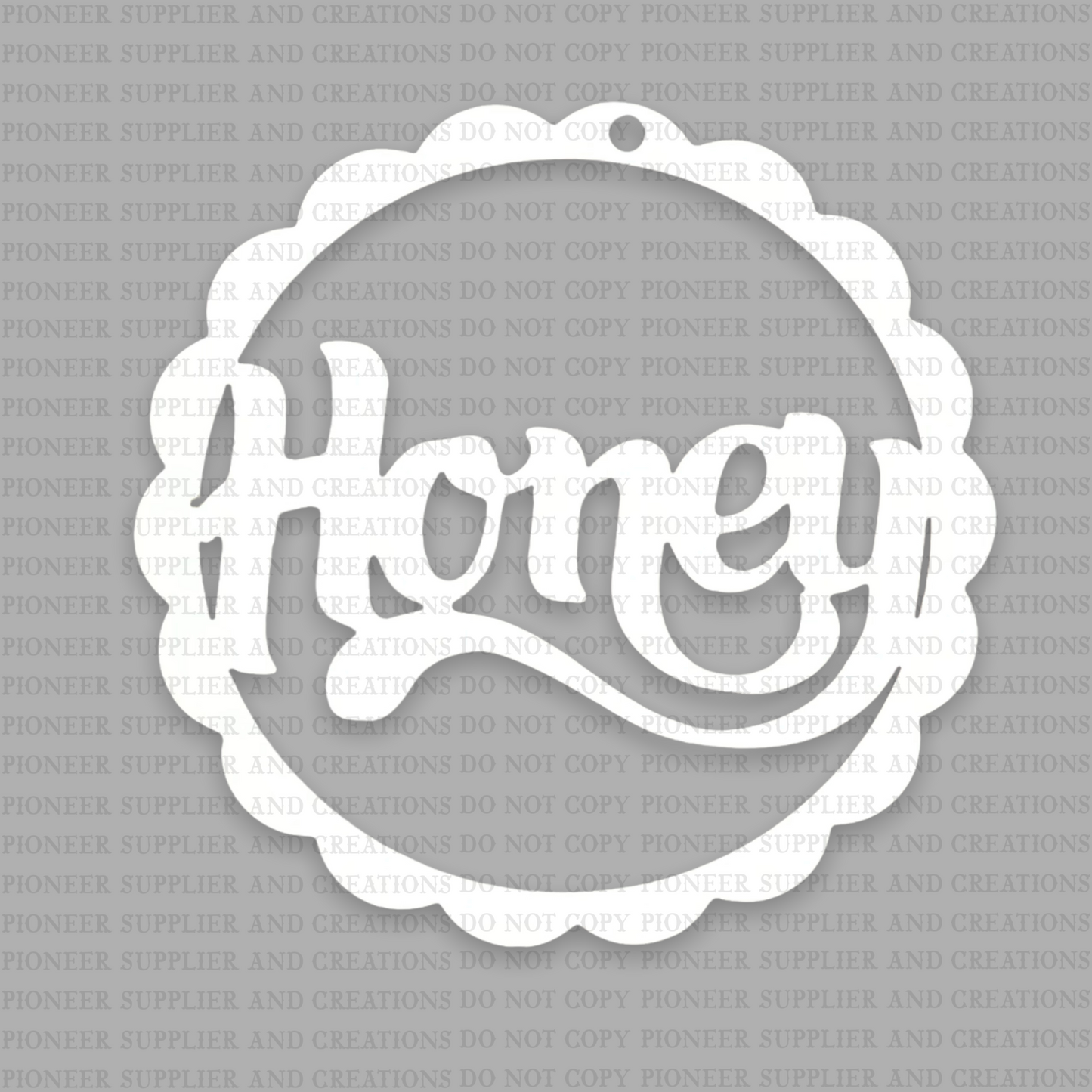 Honey Car Charm Sublimation Blank