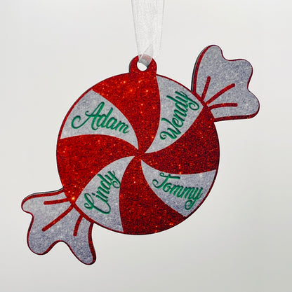 PEPPERMINT NAME ORNAMENT - Pioneer Supplier & Creations