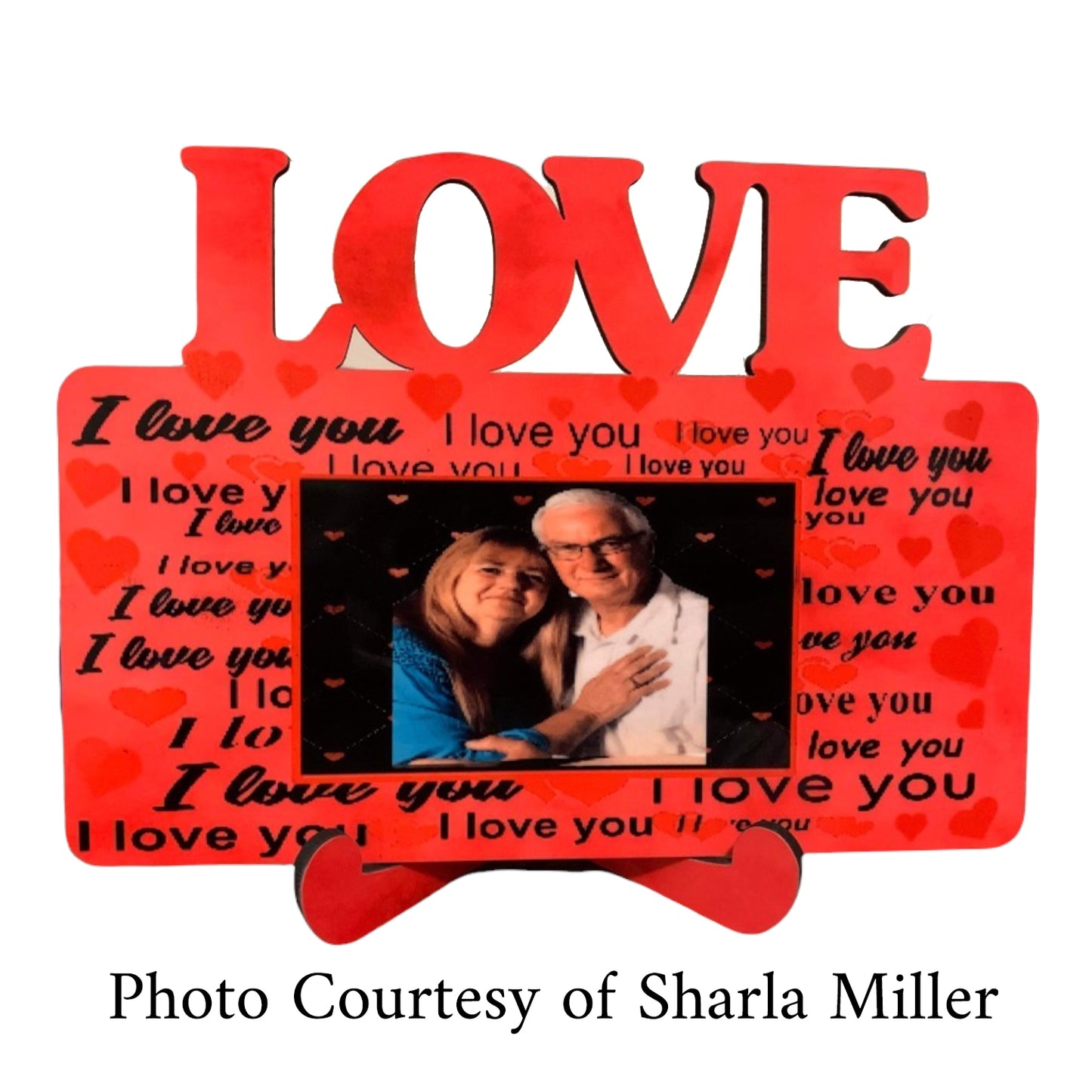 Love Photo Panel Sublimation Blank and Stand - Pioneer Supplier & Creations