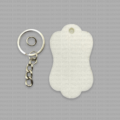 Style 4 Mini Shaped Felt Keychain Blank
