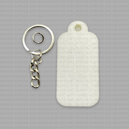 Style 5 Mini Shaped Felt Keychain Blank