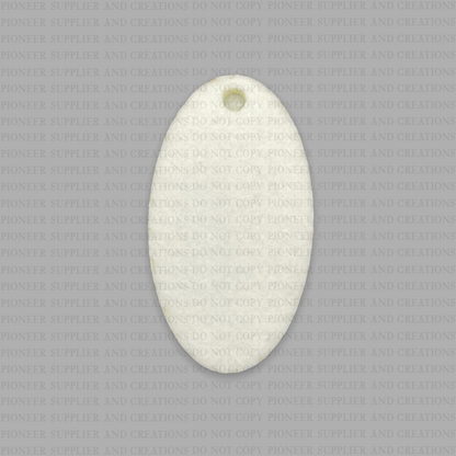 Oval Style 11 Mini Shaped Felt Keychain Blank