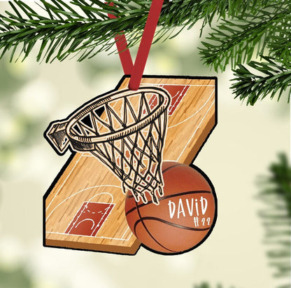 Basketball Ornament Sublimation Blank | Tina Braddock