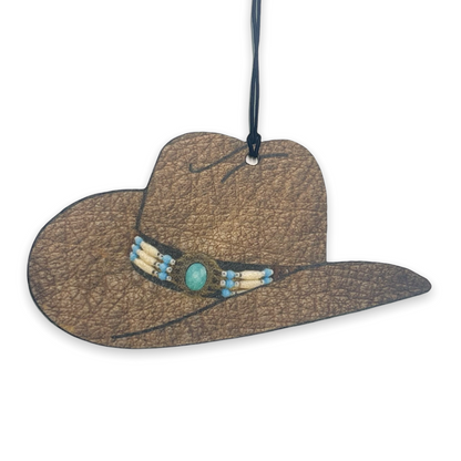 Cowboy Hat Shaped Air Freshener Sublimation Blank - Pioneer Supplier & Creations