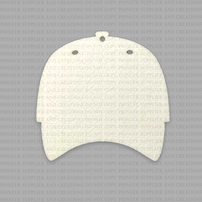 Baseball Cap Air Freshener Sublimation Blank