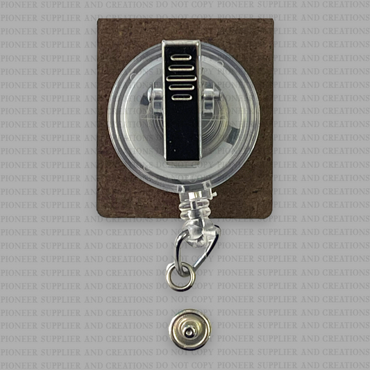Rectangle Badge Reel Sublimation Blanks