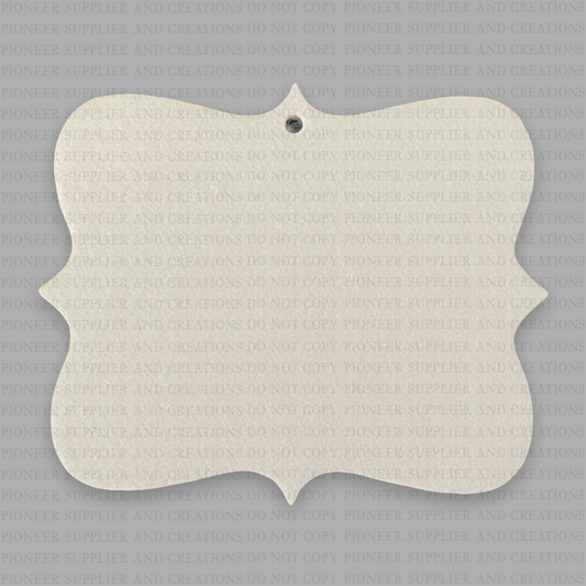 Style 1 Air Freshener Sublimation Blank