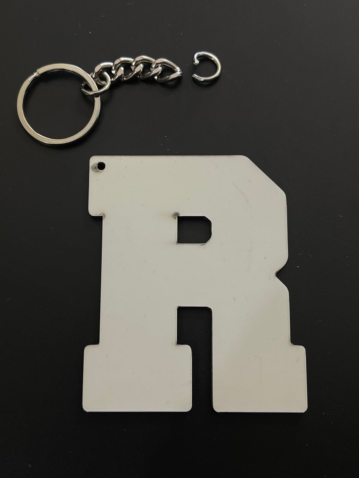 Varsity Alphabet Letter Keychain Sublimation Blank