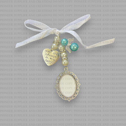 Wedding Bouquet Memorial Charm Sublimation Blank