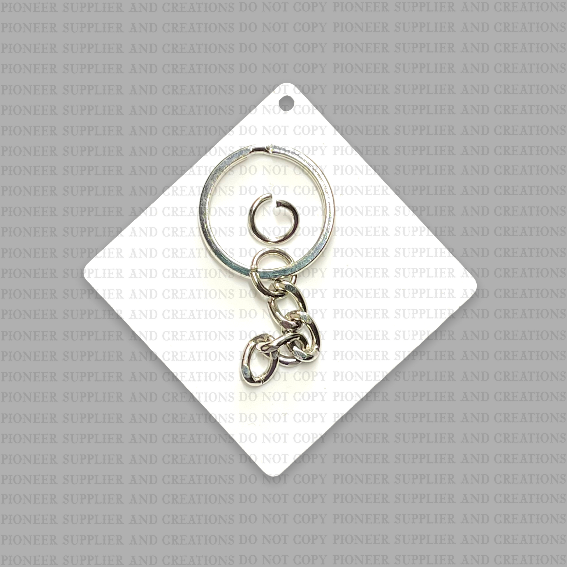 Wholesale High Quality Custom Sublimation Llaveros Key Chain Ring