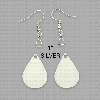 Rounded Teardrop Shaped Earring Blanks - Pioneer Supplier & Creations