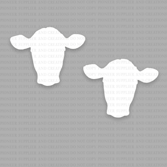 Cow Head Stud Sublimation - No Hardware