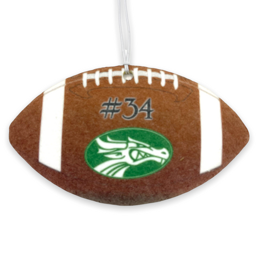 Football Air Freshener Sublimation Blank