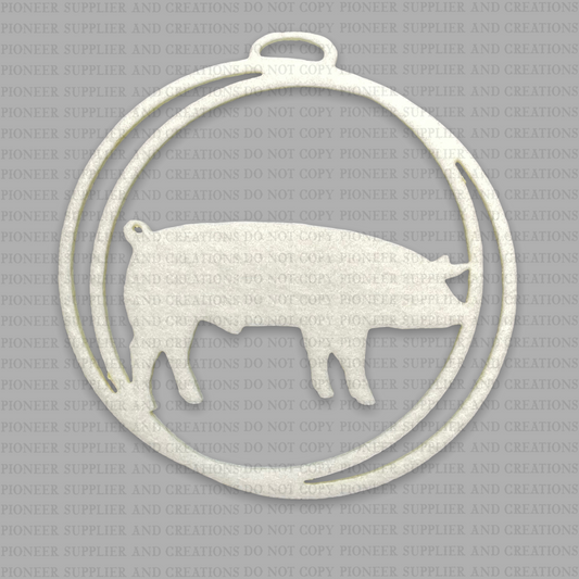 Pig Air Freshener Sublimation Blank