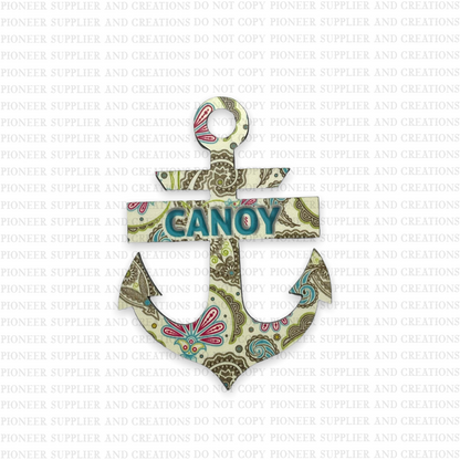 Anchor | Name Plate | Shaped MDF Sublimation Blanks