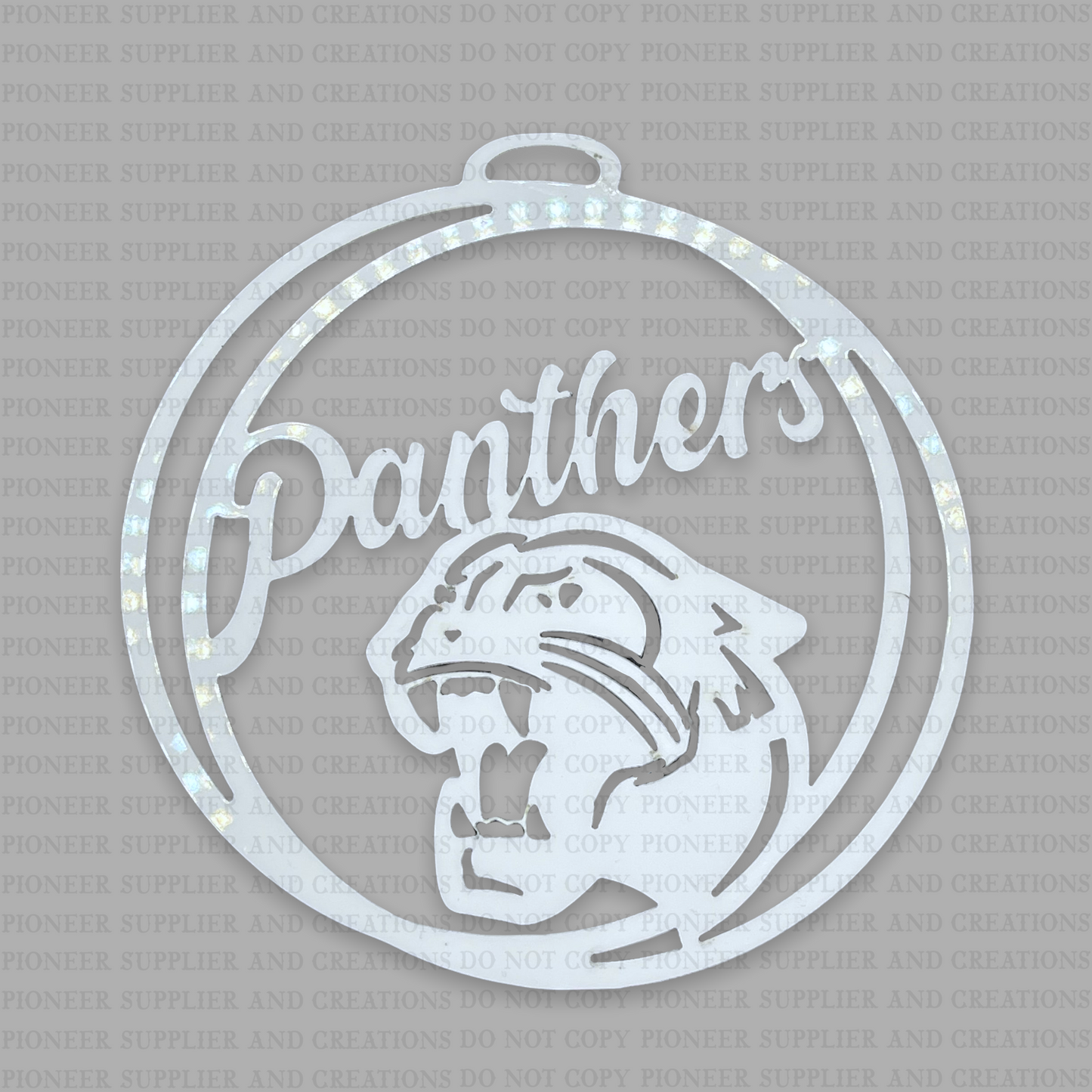 Panthers Mascot Sublimation Car Charm Blank