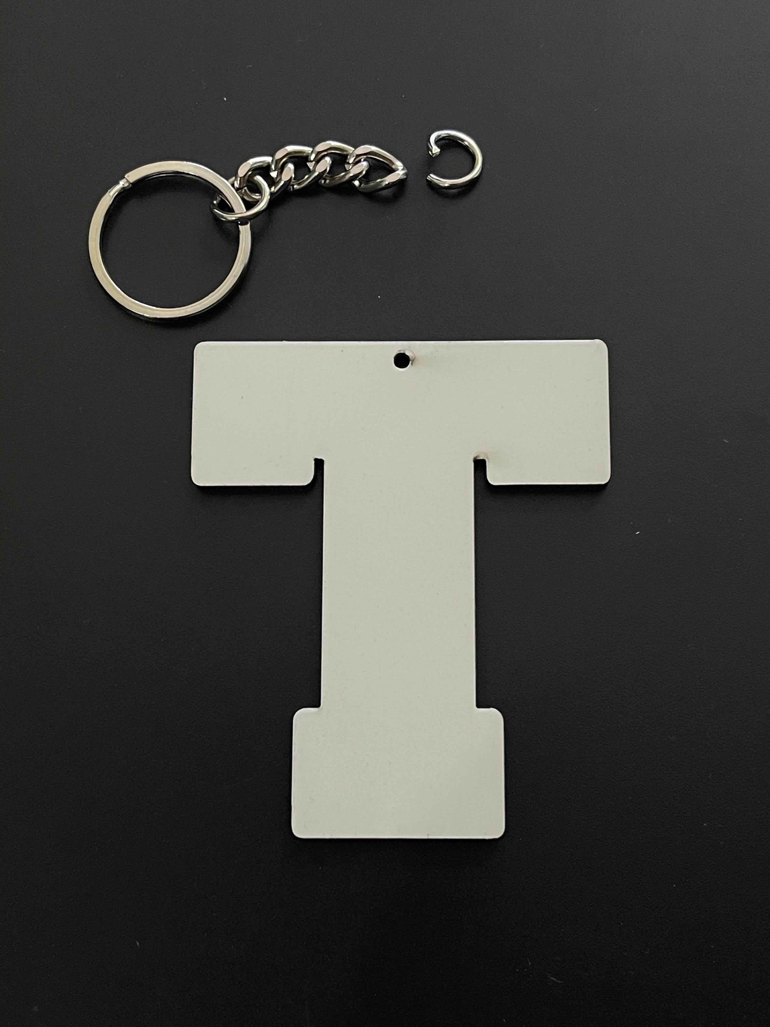 Alphabet hot sale t keychain