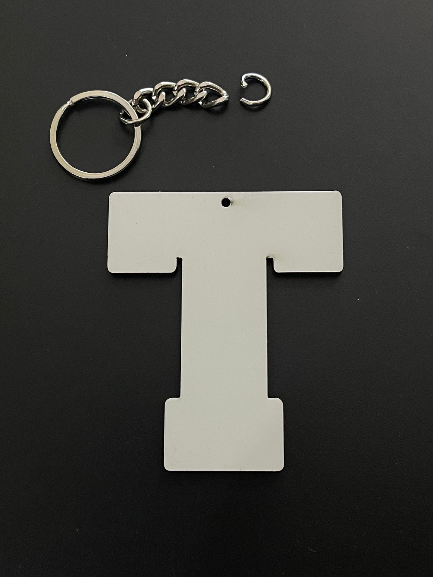 Varsity Alphabet Letter Keychain Sublimation Blank