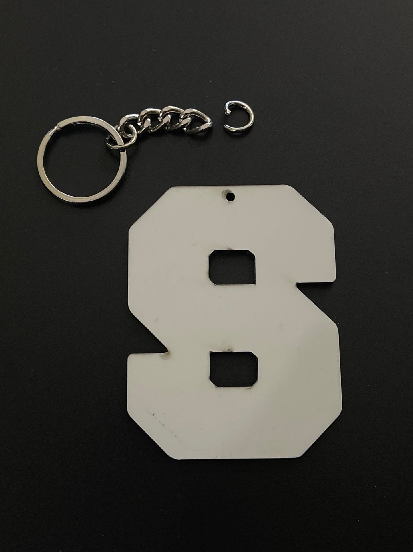 Varsity Alphabet Letter Keychain Sublimation Blank