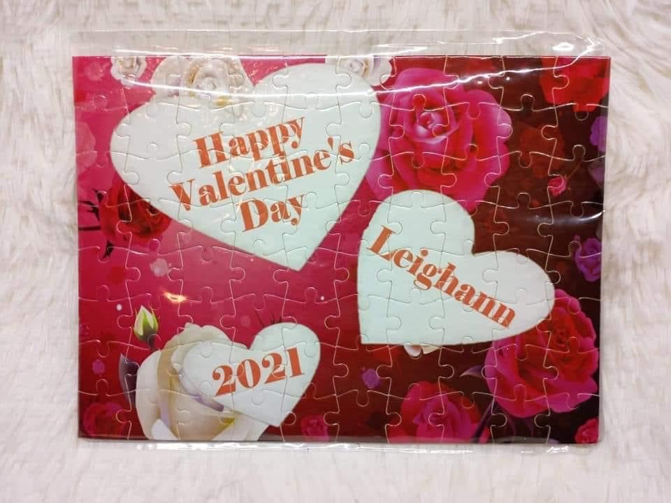 Wholesale Valentines Day Heart Shaped Heart Puzzle Sublimation Blanks Puzzle  DIY Jigsaw Activity Party Favors From Chaplin, $1.33
