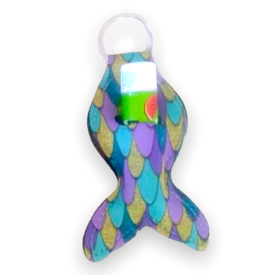 Mermaid Chapstick Holder Keychain - Pioneer Supplier & Creations