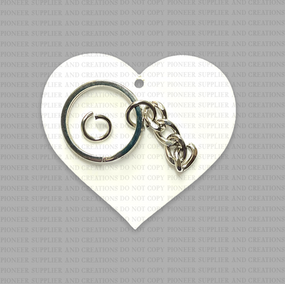 Heart Shaped Keychain Style 22