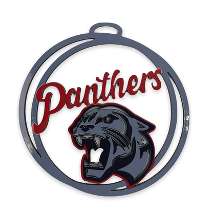 Panthers Mascot Sublimation Car Charm Blank