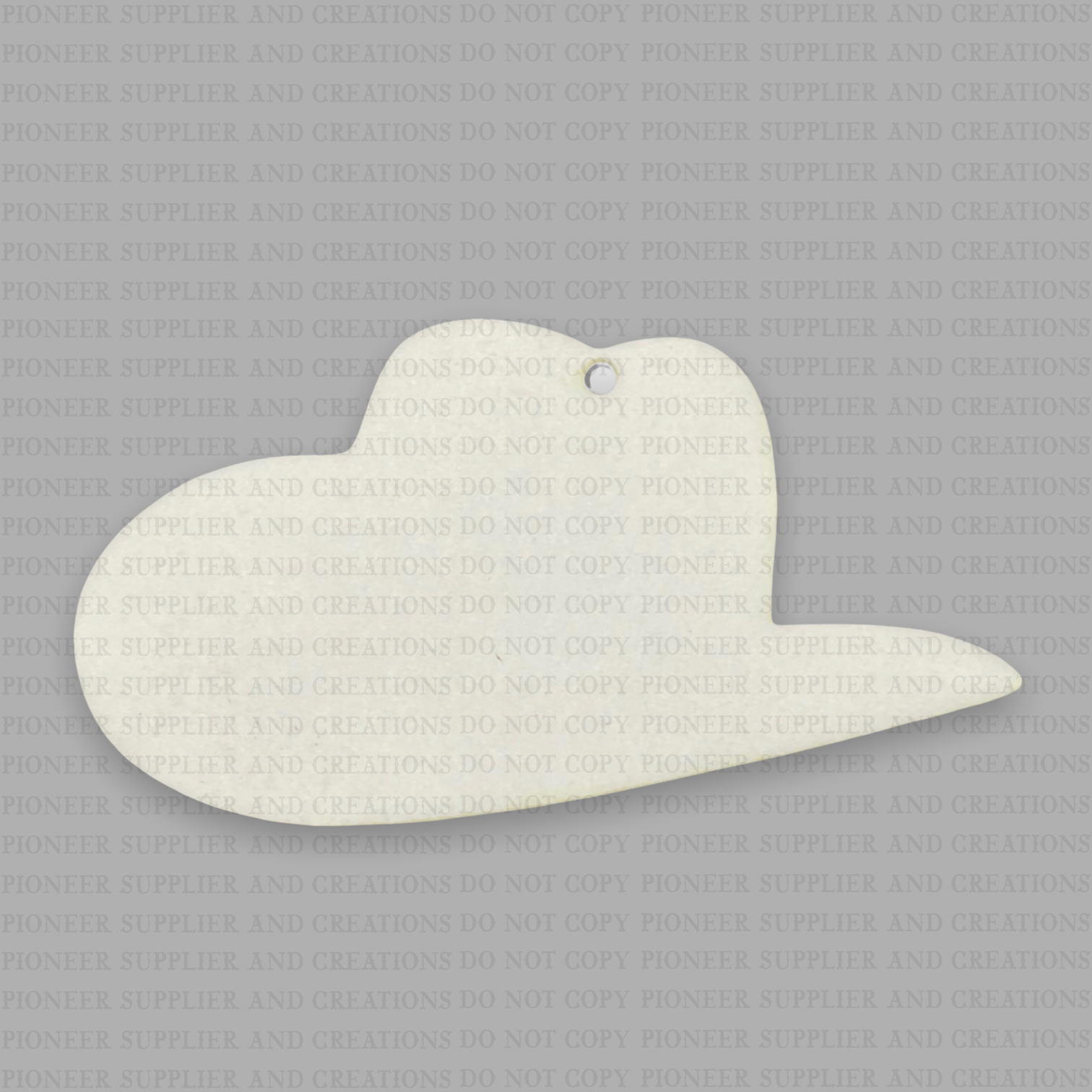 Cowboy Hat Shaped Air Freshener Sublimation Blank - Pioneer Supplier & Creations