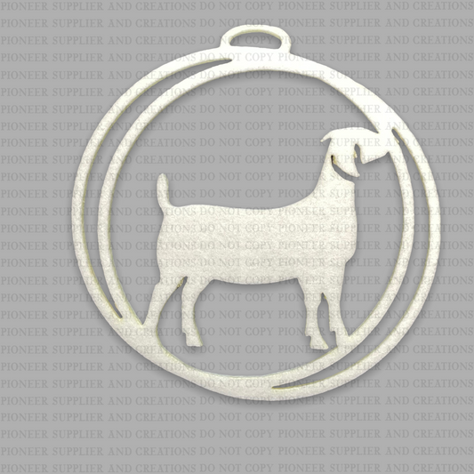Goat Air Freshener Sublimation Blank
