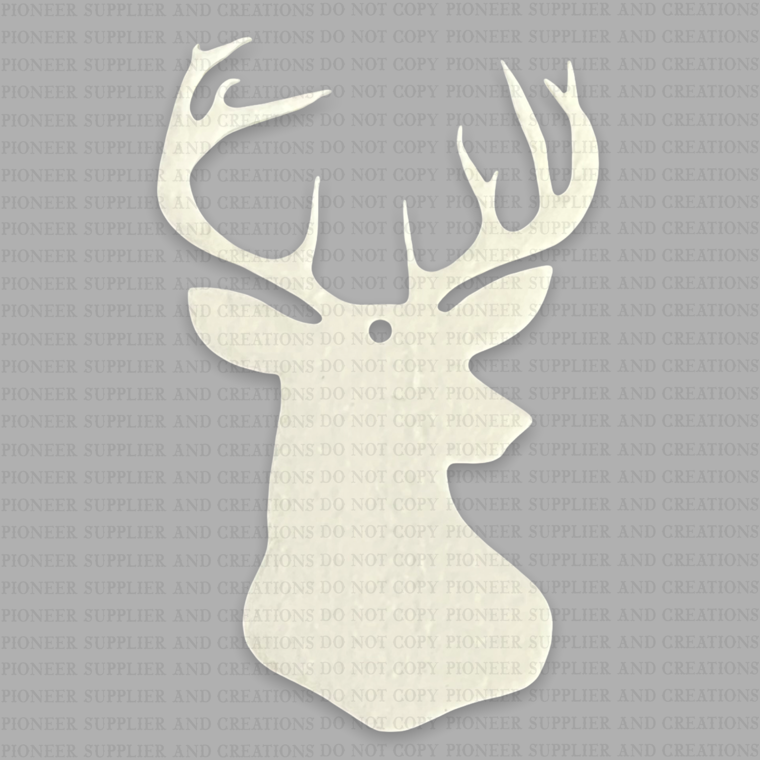 Deer with Horns Shaped Air Freshener Sublimation  Blank - Pioneer Supplier & Creations