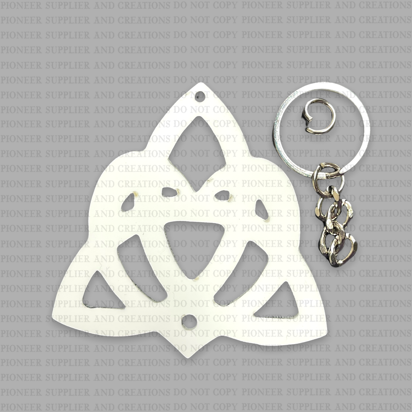 Endless Love Shaped Keychain Sublimation Blank