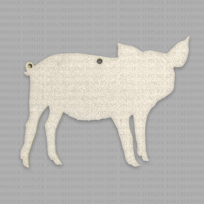 Mama Pig Air Freshener Sublimation Blank