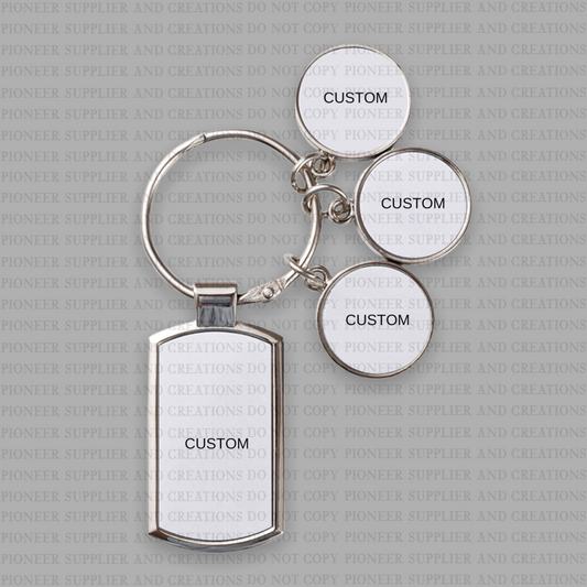 Multi Photo Keychain Sublimation Blank - Pioneer Supplier & Creations