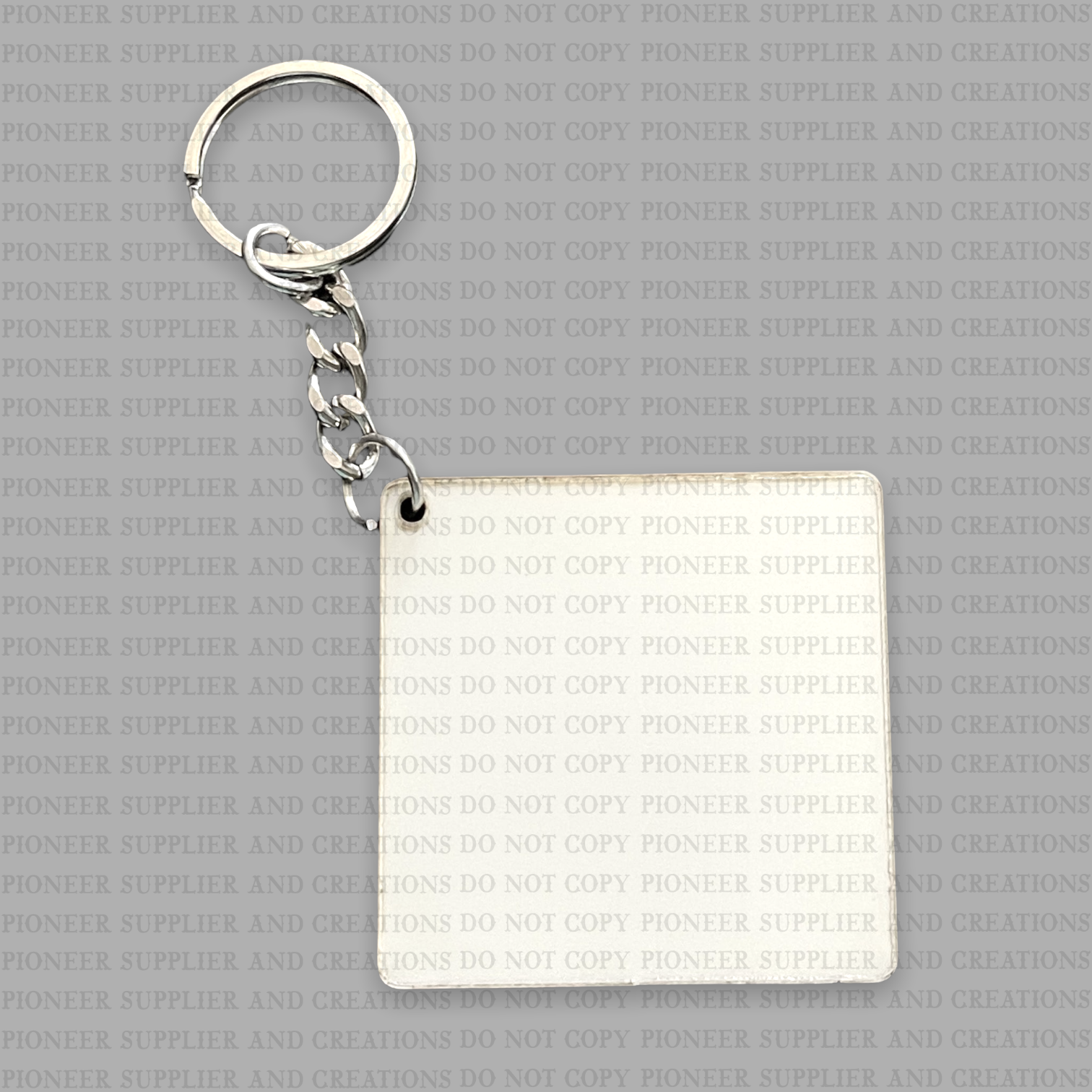 Square Sublimation Keychain 2 in - Pioneer Supplier & Creations