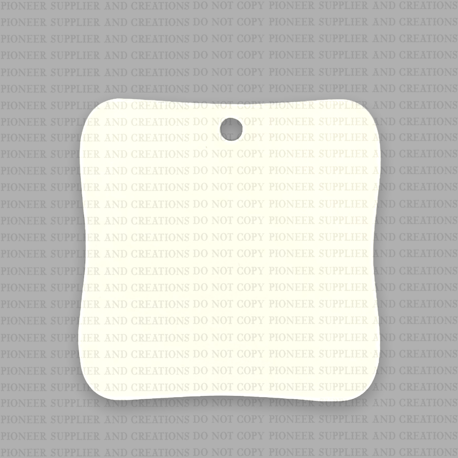 Rounded Square Shaped Ornament Sublimation Blank - Pioneer Supplier & Creations