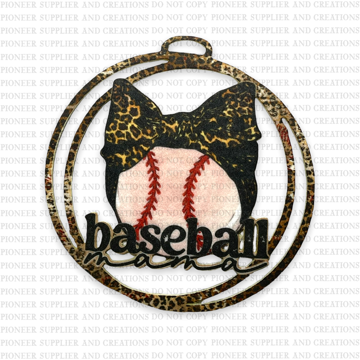 Baseball Mama Air Freshener & Transfer Sublimation Blank