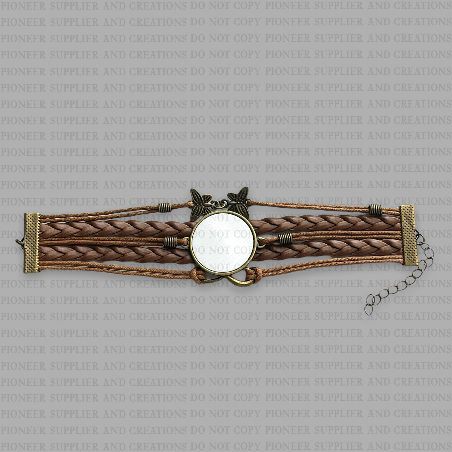 Brown Cuff Bracelet Sublimation Blank - Pioneer Supplier & Creations
