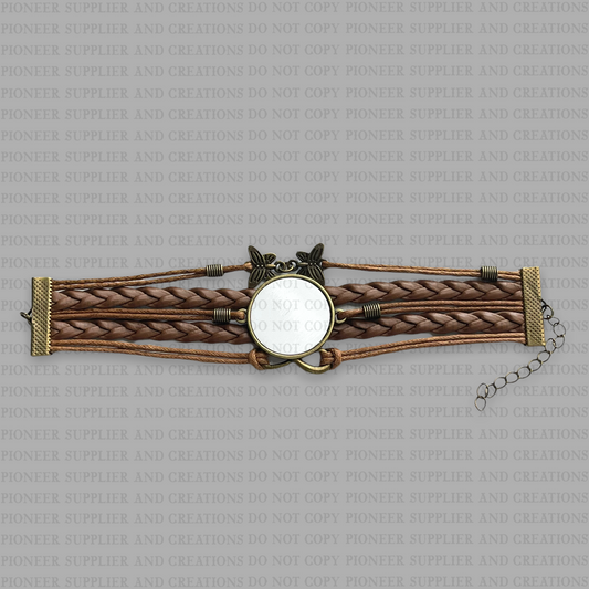 Brown Cuff Bracelet Sublimation Blank - Pioneer Supplier & Creations